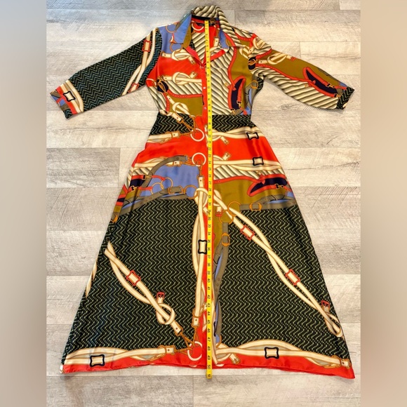 Zara Scarf Print Dress - Picture 9 of 9